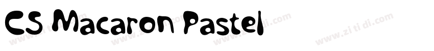 CS Macaron Pastel字体转换